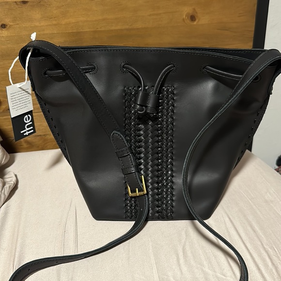 The sak Ivy bucket purse black vachetta leather - Picture 2 of 5